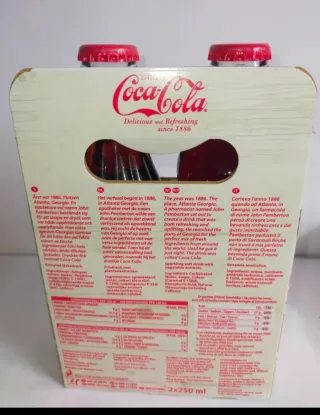 Lotto di 6 bottiglie Coca-Cola Vintage