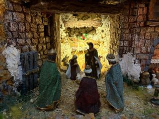 Diorama Belén Figuras 12cm