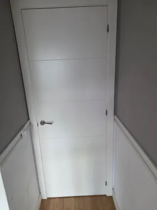 7 puertas blancas todo 350 euros. No separado