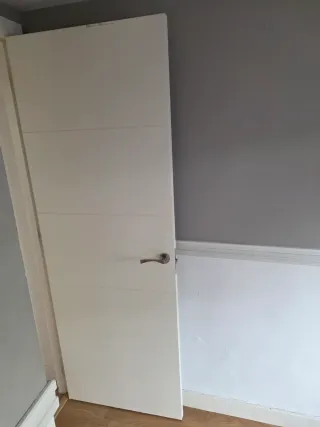 7 puertas blancas todo 350 euros. No separado