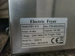 Freidora doble Iremar