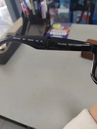 Gafas Ray-Ban Folding Wayfarer Negras