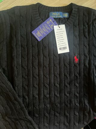 Jersey Polo Ralph Lauren Negro Talla S