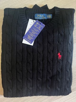 Jersey Polo Ralph Lauren Negro Talla S