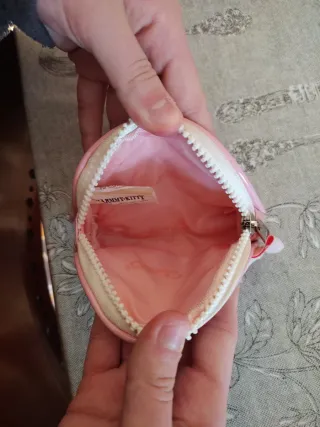 Monedero Hello Kitty niña rosa y blanco