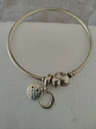 Pulsera Pandora Plata Luna y Estrellas
