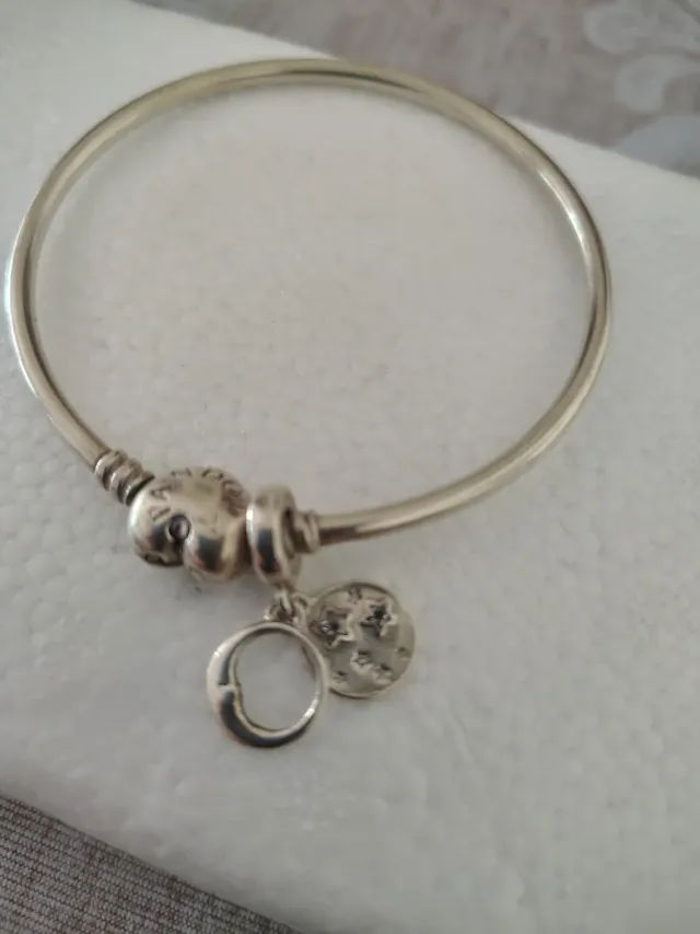 Pulsera Pandora Plata Luna y Estrellas