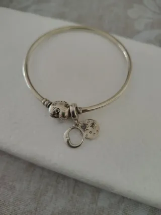 Pulsera Pandora Plata Luna y Estrellas