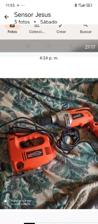 Taladro y Sierra de Calar Eléctricos