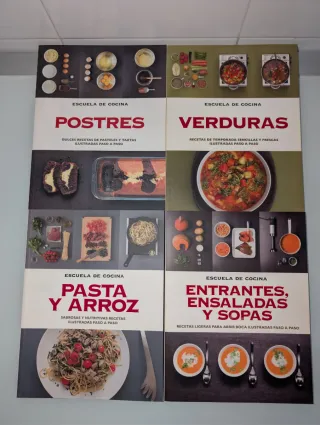 13 Libros "Escuela de Cocina" - Paso a Paso