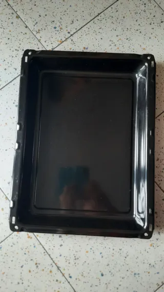 Teglia Leccarda Forno Metallo Nero