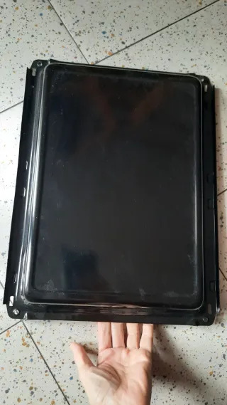 Teglia Leccarda Forno Metallo Nero