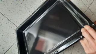 Teglia Leccarda Forno Metallo Nero