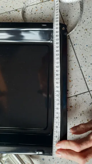 Teglia Leccarda Forno Metallo Nero