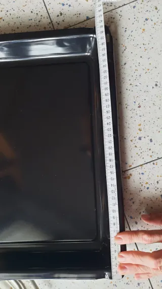 Teglia Leccarda Forno Metallo Nero