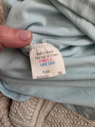 Sandro Top Tirantes Encaje Azul Talla M/L