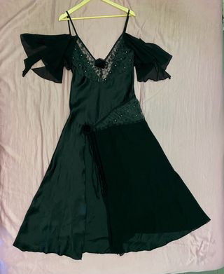 Disfraz Miércoles o Morticia Addams negro