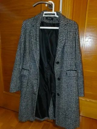 Abrigo pata de gallo talla S