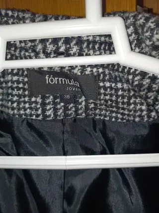 Abrigo pata de gallo talla S