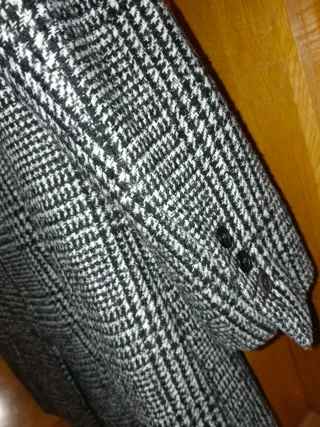 Abrigo pata de gallo talla S