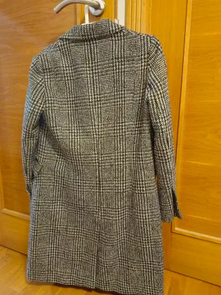 Abrigo pata de gallo talla S