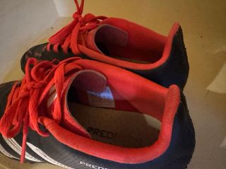 Zapatillas Adidas Predator Niño Negras Rojas