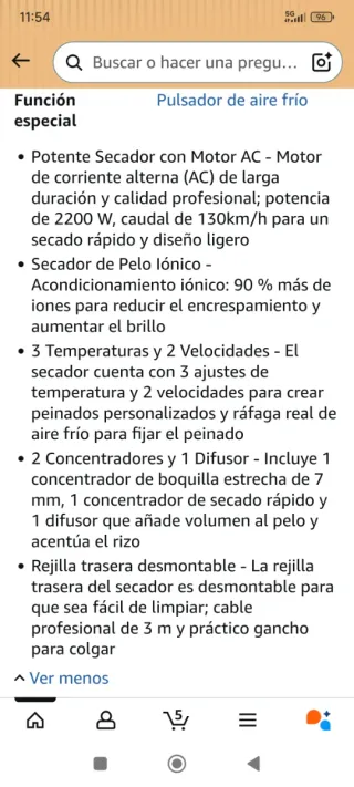 Secador de pelo Remington Negro/Gris