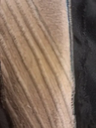 Abrigo de auténtica piel marrón. Vintage