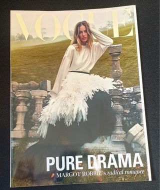 Vogue uk. Margot robbie. Enero 2026