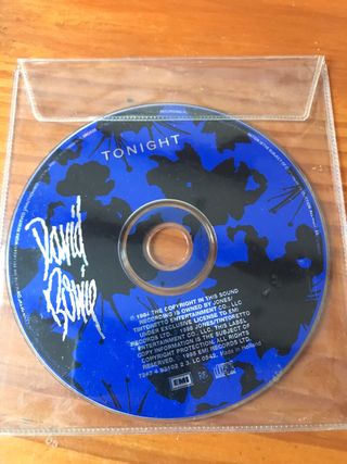 David Bowie Tonight CD sin caratula
