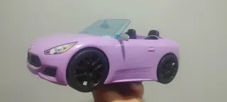 Coche Barbie Rosa Descapotable