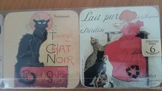 Sottobicchieri Paris Design - Set 6 pezzi