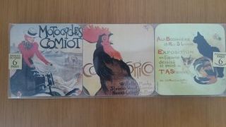 Sottobicchieri Paris Design - Set 6 pezzi