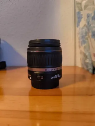 Cámara Canon 450D con 2 objetivos y mochila