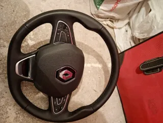 Volante Megane 4 achatado con airbag