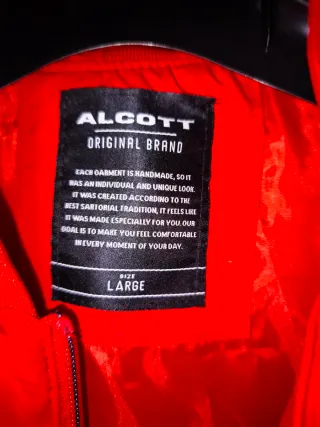 Giubbotto estivo Alcott rosso taglia L