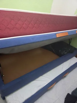 Cama nido con canapé 90cm