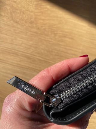 Monedero Calvin Klein Negro Cocodrilo nuevo