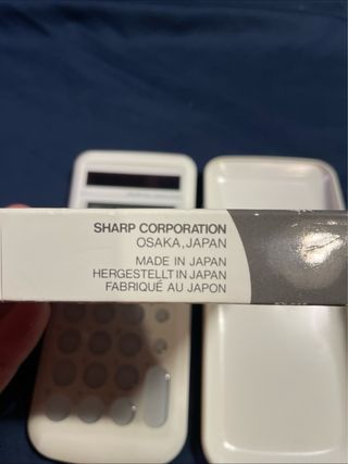 Calcolatrice Sharp Minuet WN-10