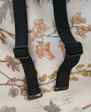 2 pares tirantes negros para sujetador.