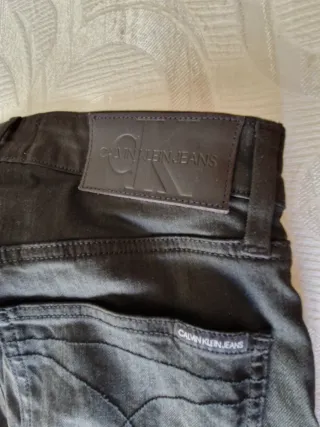 Pantalon Calvin Klein Skinny Negro W30 L32.
