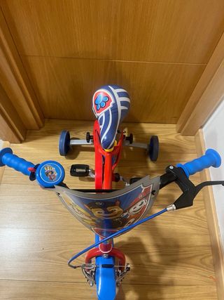 Bicicleta Patrulla Canina 12 pulgadas para niño.