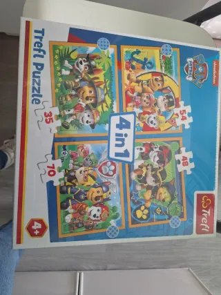 4 Puzzles Patrulla Canina Trefl 4+
