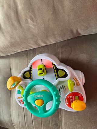Volante de juguete Kidway con luces y sonidos