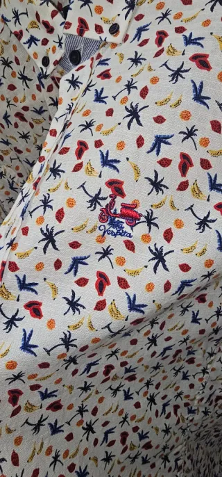 Camisa estampada multicolor Talla 3