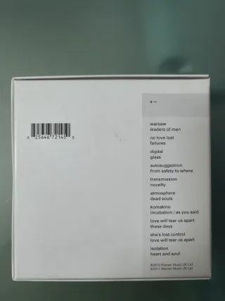 Joy Division The Singles 1978-1980 Box CD