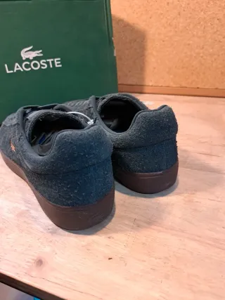 Zapatillas Lacoste Hombre Talla 42 Gris Oscuro