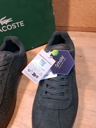Zapatillas Lacoste Hombre Talla 42 Gris Oscuro