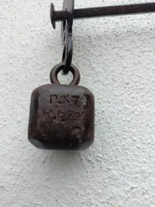 Antiguas balanzas romana con platos