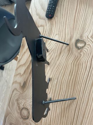 Reloj de mesa toro negro